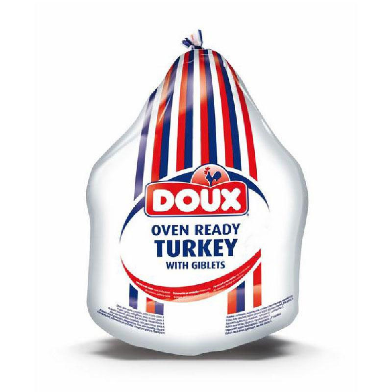 Doux Turkey With Giblets Frozn
