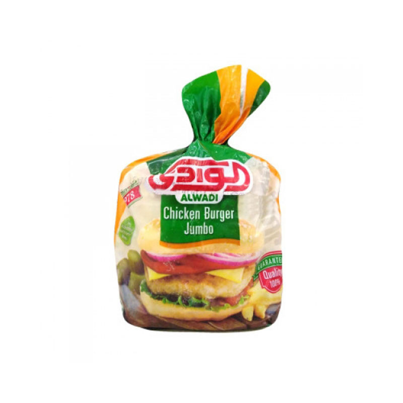 Alwadi Chicken Burger Jumbo product thumbnail 2
