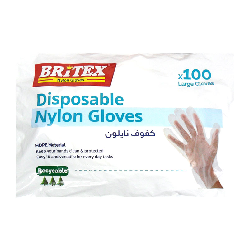Britex Nylon Gloves 100pc. product thumbnail 2