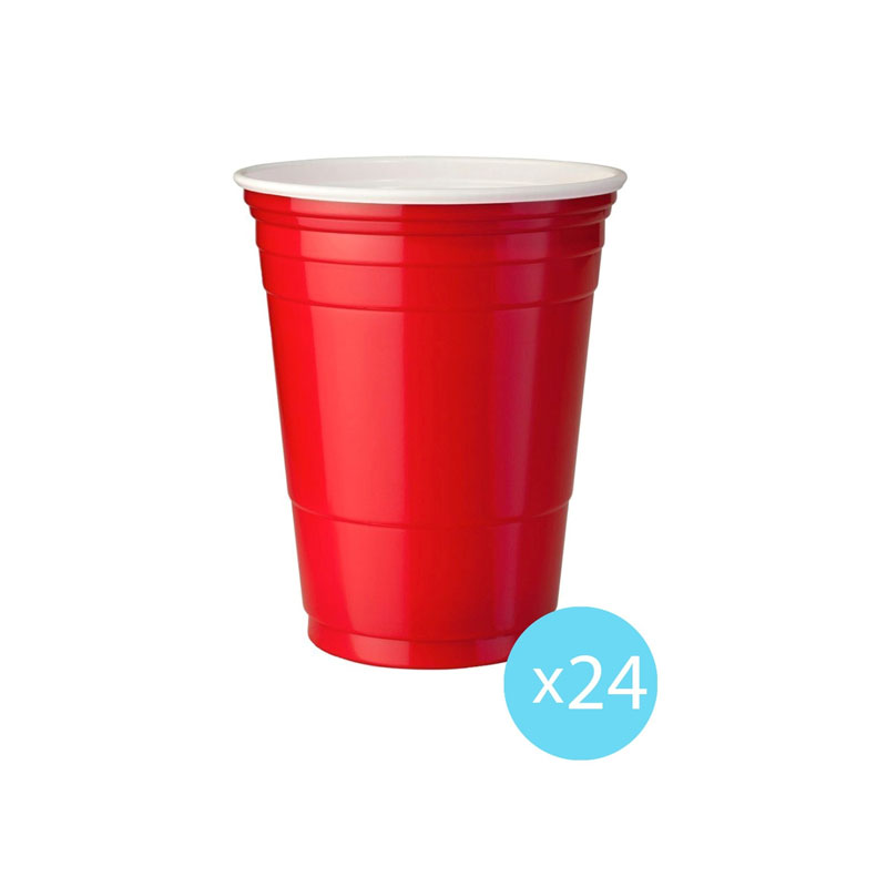 Rz Red Cup Plastic 12 Oz product thumbnail 2