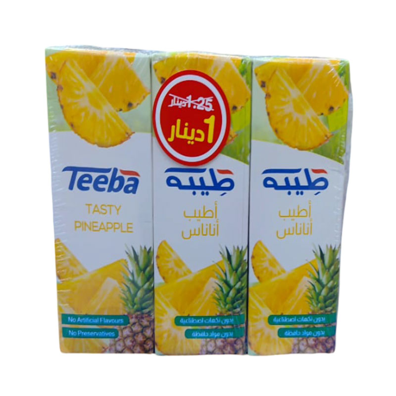 Teeba Tasty Pineapple 6x235ml product thumbnail 2