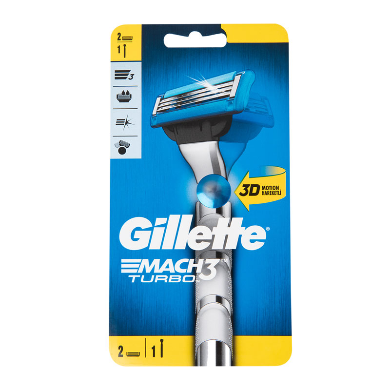 Gillette Razor Mach 3 Turbo 3d