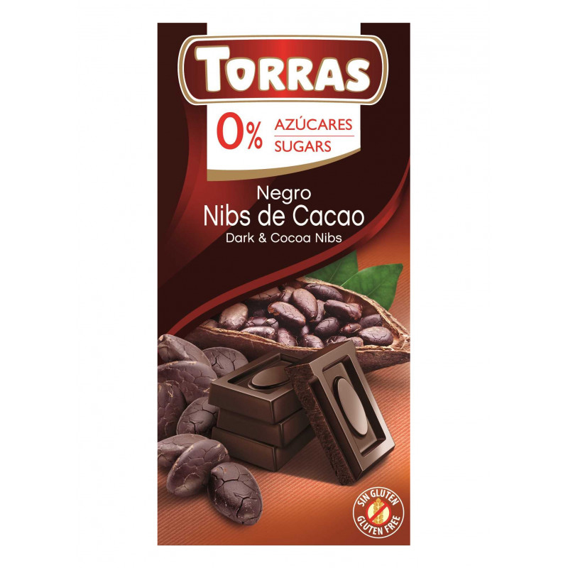 Torras Dark Cho Coco Nibs S.f product thumbnail 2