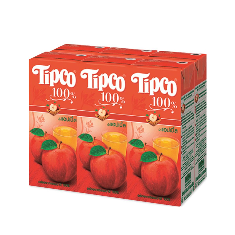 Tipco Apple Juice 6x200ml product thumbnail 2