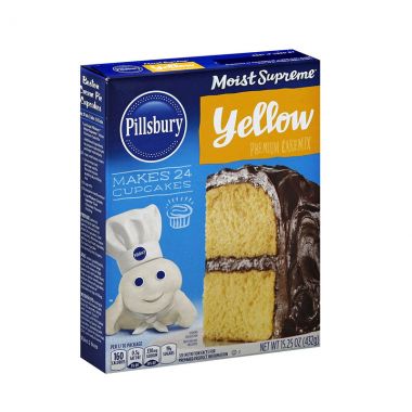 Pillsbury Cake Mix Yellow