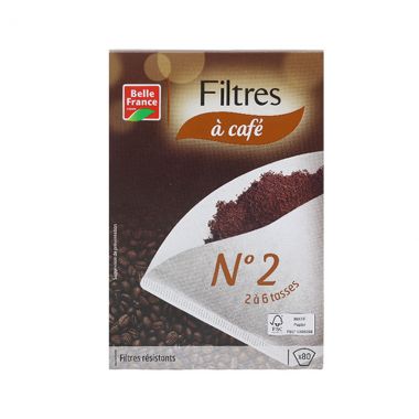 Belle France 80 Coffee Filtres No.2