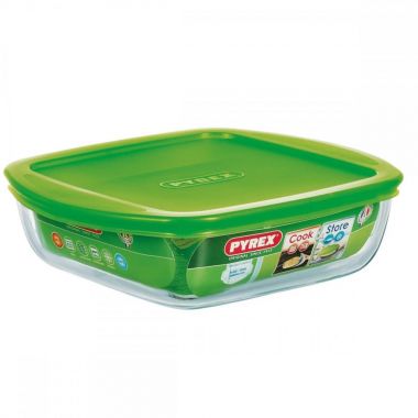 Pyrex Squar Dish Plstc Lid211p