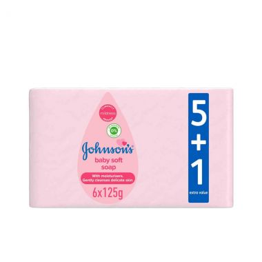 Johnsons Baby Soap Pink 6x125
