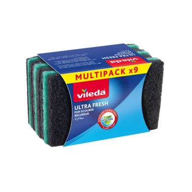 Vileda Scouring Pad 9pc.