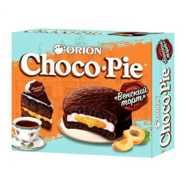 Orion Choco Pie Apricot 12pc.