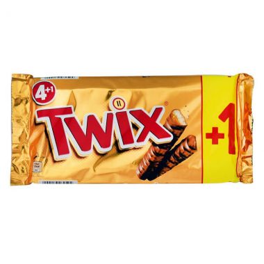 Twix Chocolate Bar 5x46gr