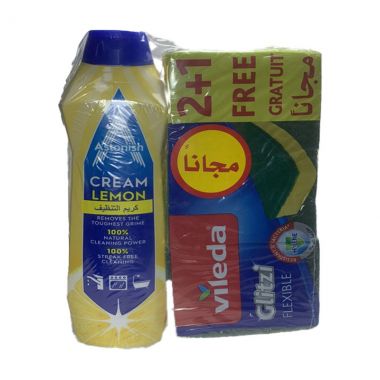 Astonish Cream Lemon W-sponge