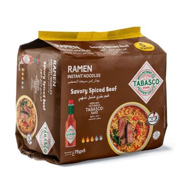 Tabasco Ramen Savory Beef 5x75gr