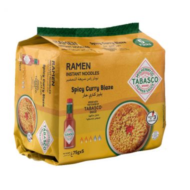 Tabasco Ramen Curry Blaze 5x75gr