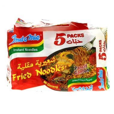 اندومي بنكهة الشعيرية المقلية 5*80 غم