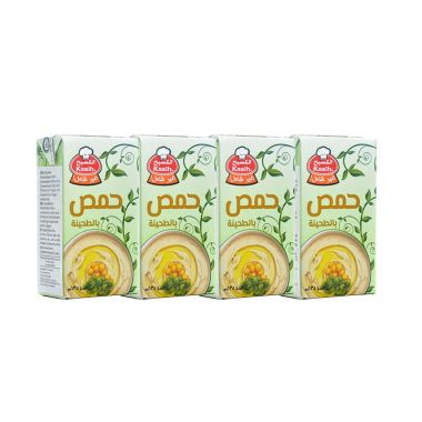 الكسيح حمص مطحون بالطحينية 4*135 غم
