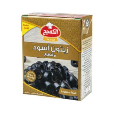 الكسيح زيتون اسود شرائح 380 غم