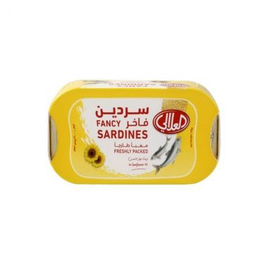 العلالي السردين مع زيت عباد الشمس 100 غم