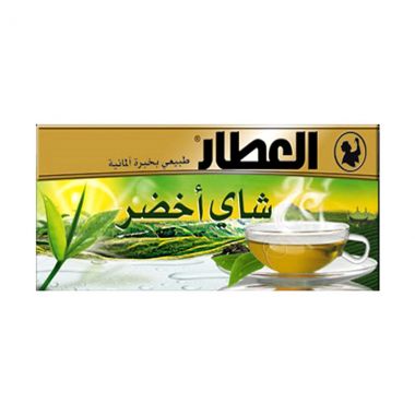 العطار شاي اخضر 25% مجانا 20 كيس
