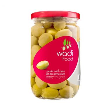 Wadi Food Whole Green Olives 400gr