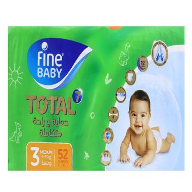 Fine Baby 3 Jumbo Medium 52 Total 7