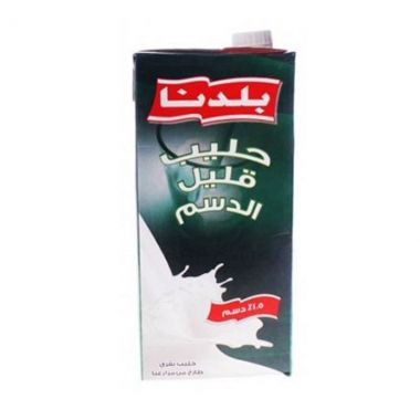 بلدنا حليب قليل الدسم 1 لتر