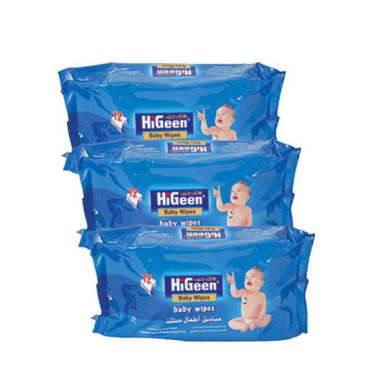 Higeen Baby Wipes 3x72 Ct