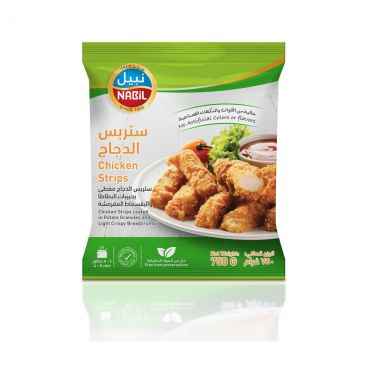 نبيل ستربس الدجاج الحار 750 غم