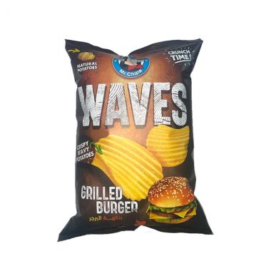 Mr Waves Grilled Burger Chips