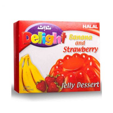 نون جيلي نباتي بنكهة الفراولة و الموز 85 غم