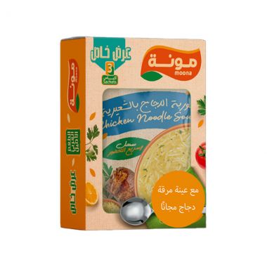 Moona Chicken Noodle Soup3x56g