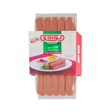 الوادي جامبو هوت دوغ 500 غم