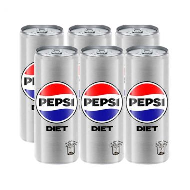 Pepsi Diet Can 6x240ml