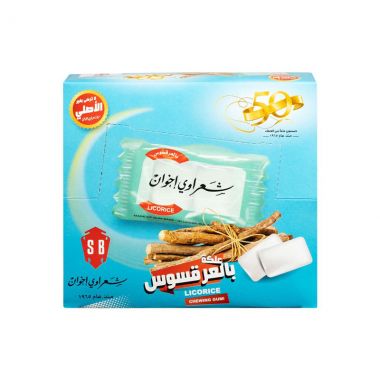 شعراوي علكة بنكهة العرقسوس 100 حبة