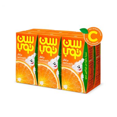 صن توب عصير بنكهة البرتقال 6*125 مل