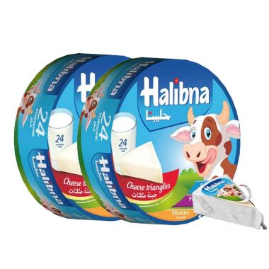 حليبنا جبنة مثلثات 24 قطعة 306 غم