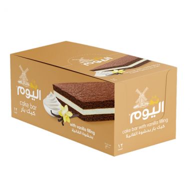Al Youm Cake Bar Vanla 12x25gr