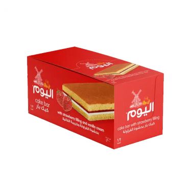 Alyoum Cake Bar Straw 12x25gr 
