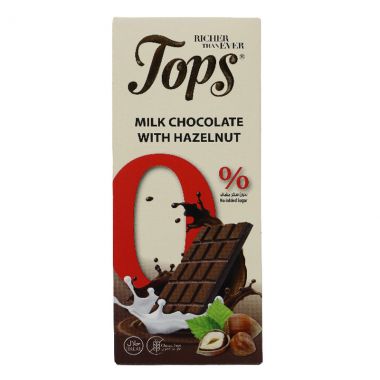 Tops Milk Chocolate Hazelnut Sugar Free