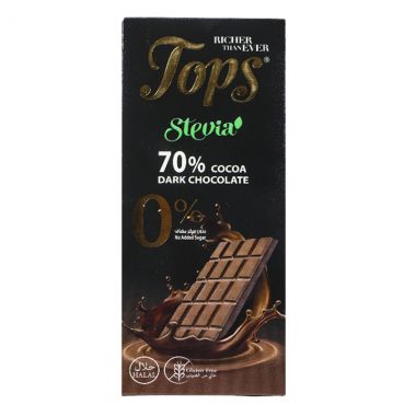 توبس شوكولا داكنه 70% كاكاو  50 غم