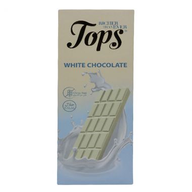 Tops White Chocolate 100gr
