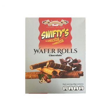 Swaftys Wafer Rolls Chocolate