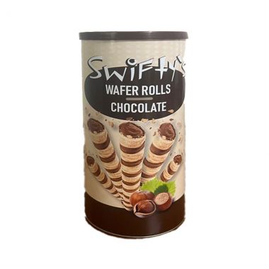Swaftys Wafer Rolls Chocolate