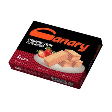 Canary Straw Wafer