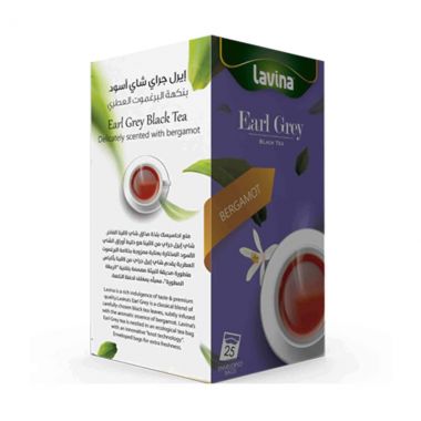 لافينا ايرل جراي بنكهة البرغموت العطري عدد 25
