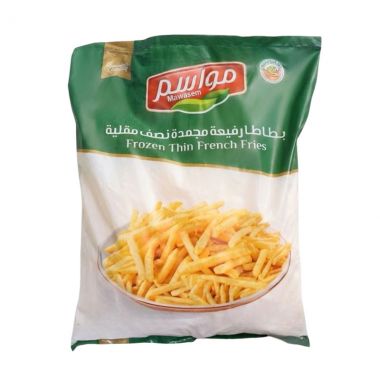 مواسم بطاطا نصف مقلية مجمدة 7*7