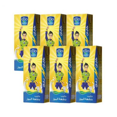 Nadec Banana Milk 6x185ml