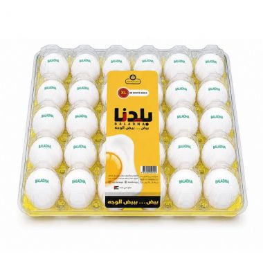 Baladna Eggs Xl Plastic 30pc.