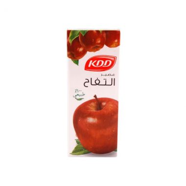 كي دي دي عصير بنكهة التفاح 180 مل