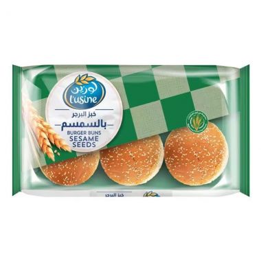 لوزين خبز برغر بالسمسم 6 حبات